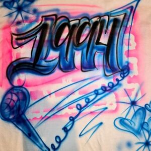 Airbrush shirt with mic